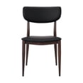 thumbnail image 3 of Take Me Home Dining Chair, Gray PU Upholstery and Walnut frame for dining room, 3 of 4