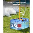 thumbnail image 4 of VEVOR Foam Machine, Adjustable Angle Control Foam Cannon Party Machine, Bubble Cannon with 37QT Water Tank, Stable Vertical Design, Dense Foams Maker, 4 of 9