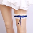 thumbnail image 1 of Ohufall White Garters For Bride 2 Pieces, Wedding Garter For Bride Elasticity Lace Garter, Wedding Garter Set For Bride, 1 of 4