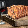 thumbnail image 4 of Non-Stick Rib Rack Stainless Steel - Rib Racks for Grilling - Easy to Use and Clean BBQ Rib Rack for Grill - Premium Durable Rib Rack Stainless Steel, 4 of 7