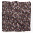 thumbnail image 1 of Bimba Brown Colorful Alphabets Text Pure Silk Printed Head Bandanas Summer Neck Wrap Scarf 40 x 80 Inches, 1 of 6