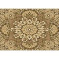 thumbnail image 1 of Ahgly Company Machine Washable Indoor Rectangle Transitional Yellow Orange Area Rugs, 4' x 6', 1 of 7