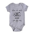 thumbnail image 1 of Body pour Bébé Garçon Fille Manches Courtes Imprimés Lettres, 1 of 6