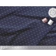 thumbnail image 2 of Soimoi Blue Poly Georgette Fabric Dots & Star Print Fabric by Yard 42 Inch Wide, 2 of 3