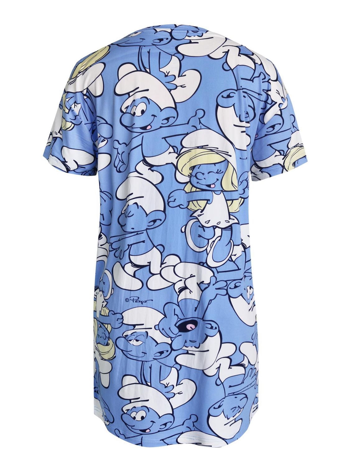 Chemise de nuit - Adultes - Femmes Smurfs