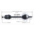 thumbnail image 4 of TrakMotive Arbre d'Axe CV HO-8092 Premium; Remplacement OEM, 4 of 5