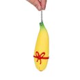 thumbnail image 2 of IROINID Novelty Squishy Funny Silicone Banana Squeeze Toy Stress Reliever Toy Keychain, 2 of 8