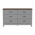 thumbnail image 4 of Living Essentials by Hillsdale Lancaster Commode à 6 tiroirs en bois, 4 of 9