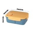 thumbnail image 3 of EGNMCR Kitchen Essentials Kitchen Gadgets Heat Resistance Lunch Box Leak Proof Sealed Compartment Lunch Box Microwave And Freezer Safe Individual Compartments For Food Storage lunch boxes, 3 of 6