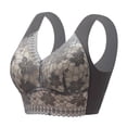 thumbnail image 1 of MIASHUI Bras for Women Front Side Buckle Lace Edge without Steel Ring Movement Seamless Gathering Adjustment Yoga Sleep Large Bra, 1 of 3