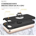thumbnail image 5 of [PST] Étui pour iPhone 7 Plus / 8 Plus avec Anneau, Étui Hybride Magnétique avec Support Invisible, 5 of 5