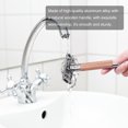 thumbnail image 3 of Amdohai 1PC Double Edge Safety Razor with Long Natural Rotatable Handle Shaving Razor Alloy Scalloped Bar Double Edge Safety Razor Shaving Open Comb Head for Men Barber Male Home Use Shaving Tools, 3 of 6