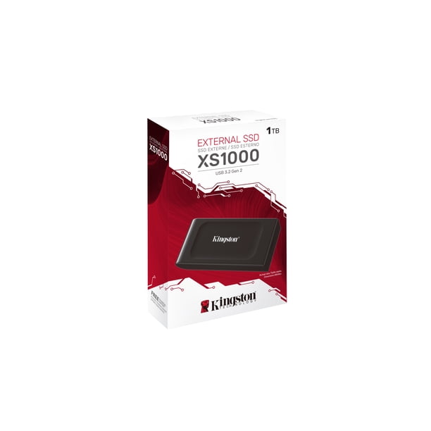 Kingston XS1000 - SSD - 1 TB - external (portable) - USB 3.2 Gen 2