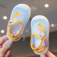 thumbnail image 1 of Girls Sneakers, Spring New Soft Soled Single Shoes Baby Walking Shoes Bow Princess Small Solid Shoes, 1 of 9