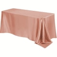 thumbnail image 1 of Table Decorations for Party Seamless Satin Tablecloth Rectangular Silk Soft Tablecloth Smooth Fabric Dining Table Decoration Suitable for Restaurant Wedding Banquet Party Event Decoration, 1 of 6