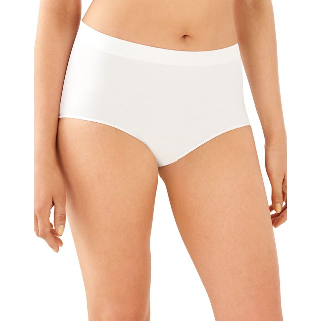Bali Womens One Smooth U All Around Smoothing Brief, 9, White