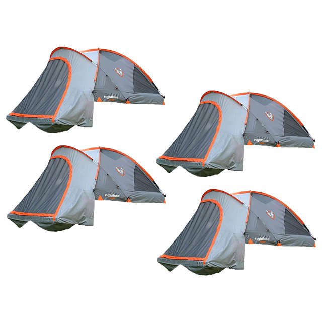 Rightline Gear Easy Setup Full Size Short Truck Bed Tent, 5.5 Feet (4 Pack)