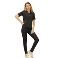 thumbnail image 1 of Women Body Shaper Short Sleeve Sweat Suit Waist Trainer Workout, 1 of 8