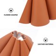 thumbnail image 3 of 1pc Indoor Leather Lampshade DIY Decor Simple Style Lampshade Lamp Cover Decor, 3 of 8