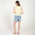 thumbnail image 4 of Bloom Girl, Lace Cutout Button Front Tank, Sizes XS-XL, 4 of 4
