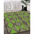 thumbnail image 3 of Ahgly Company Tapis d'Intérieur Lavables à la Machine, Rectangulaires, Bruns, 5' x 7', 3 of 7