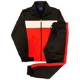 thumbnail image 1 of Men's 2-Piece Tracksuit Coral Blocks Jogger Track Jacket & Trackpants Jogging Suit Outfit, 1 of 3