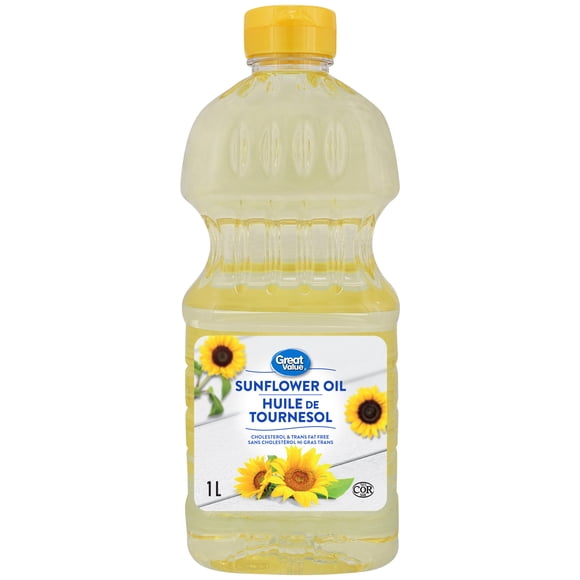 Great Value Sunflower Oil, 1L