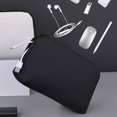 thumbnail image 4 of Disque Dur Portable, Sacs de Rangement avec Membrane à Fermeture Éclair Sac de Rangement Numérique Câble de Données Écouteurs Banque d'Alimentation pour Disque Dur Portable Sac de Rangement à Compartiments Multiples Banque d'Alimentation Portable, 4 of 6