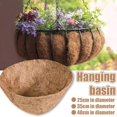 thumbnail image 1 of 2Pcs  Balcony Hanging Bonsai Basket Liner Coconut Shell Flower Pot Planter, 1 of 8