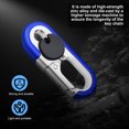 thumbnail image 3 of MesaSe 2 PCS Men’s Car Keychains Personalized Car Keychain for Men Women  Heavy Duty Metal Key Fob Keychain Rings，Llaveros de Hombre., 3 of 8