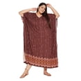 thumbnail image 2 of Women Plus Size Long Kaftans Rayon Maxi Kimono Ladies Printed Caftans Cover Up, 2 of 7