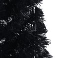 thumbnail image 5 of vidaXL Artificial Half Christmas Tree with Stand Black 150 cm PVC, 5 of 5