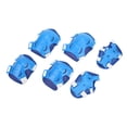 thumbnail image 2 of Roller Skating Protective Gear, Good Cushioning Knee Elbow Pad Guards  For Outdoor Sports Blue, 2 of 8