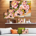 thumbnail image 2 of Design Art Bee Sitting on Flower Canvas Print, 2 of 4
