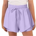 thumbnail image 1 of Tumotour Athletic Shorts For Teens Elastic Gym Running Biker Shorts For Teen 2-In-1 Running Active Workout Shorts, 1 of 9