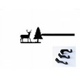 thumbnail image 1 of Village Wrought Iron CUR-203-112-S Deer & Pine Curtain Rod - Large, 1 of 1