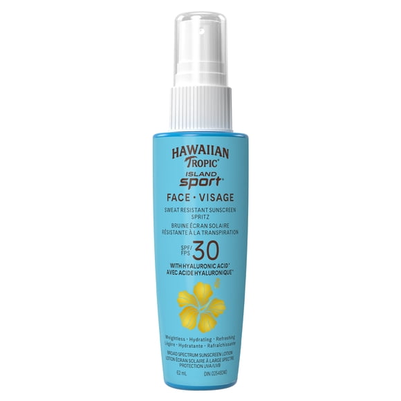Bruine écran solaire Island Sport à FPS 30 pour le visage de Hawaiian Tropic, 62 mL