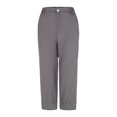 thumbnail image 4 of XZNGL Soft Pajama Pants for Women Casual Solid Color Loose Button Comfortable Straight Pants, 4 of 9