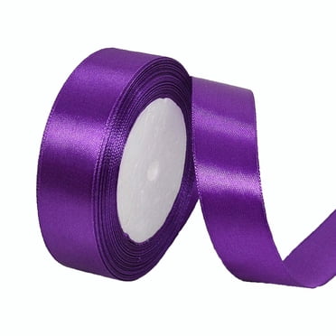 Birdeem Ruban Décoratif d'Extérieur Uni 2,5 cm Ruban en Polyester Ruban d'Emballage Cadeau Ruban de Pâtisserie Ruban de Décoration de Mariage