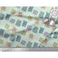 thumbnail image 3 of Soimoi Green Modal Satin Fabric Motivational Quotes Text Print Fabric by the Yard 42 Inch Wide, 3 of 5