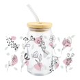 thumbnail image 1 of 3D UV DTF Transfer Cup Wrap Transfer Sticker For 16 Hot Oz Glass Coffee S6O6, 1 of 6