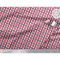 thumbnail image 3 of Soimoi Georgette Viscose Fabric Gingham Check Fabric Prints By Yard 42 Inch Wide, 3 of 3