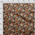 thumbnail image 3 of oneOone Rayon Black Fabric Tropical Craft Projects Decor Fabric Printed By The Yard 56 Inch Wide, 3 of 4