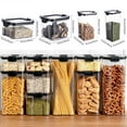 thumbnail image 1 of Food Storage Container with Airtight Lids Kitchen Rice Dispenser Spices Baking Flour Organizer Case Indoor Houseware Kitchen 460ML, 1 of 11