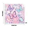 thumbnail image 3 of Plastic Paper Cup, Butterflies Birthday Party Supplies Colorful Tableware Set of Disposable Tableware Napkins 20Pcs Tableware, 3 of 6