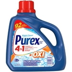 Purex Plus Oxi 4 in 1 Concentrated Liquid Laundry Detergent, 4.08 Litres, 92 Wash Loads