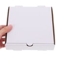 thumbnail image 2 of 30pcs White Pizza Boxes Small Corrugated Pizza Boxes Reusable Pizza Boxes Oven Takeaway Packaging Cardboard Pizza Boxes 6 inch, 2 of 8