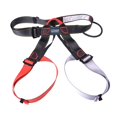 thumbnail image 4 of Heavy Duty Climbing Harness Half Body Belt Fall Equipment Adjustable Waist Hip for Mountaineering Caving Rappelling - Red, 4 of 10
