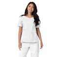 thumbnail image 2 of Adar Universal Women's Scrub Set - V-neck Scrub Top and Elastic Pull-On Scrub Pants, 2 of 7