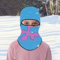 thumbnail image 4 of Riforla 2025 New Children's Ski Face Guard Riding Face Guard Cartoon 3D Cat Ski Face Face Guard with Ears Music Festivals Raves Ski Party Keep Warm Windproof Outdoor Activities Face mask Blue, 4 of 5